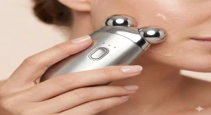 Dispozitiv profesional de îngrijire facială smart cu microcurenți.